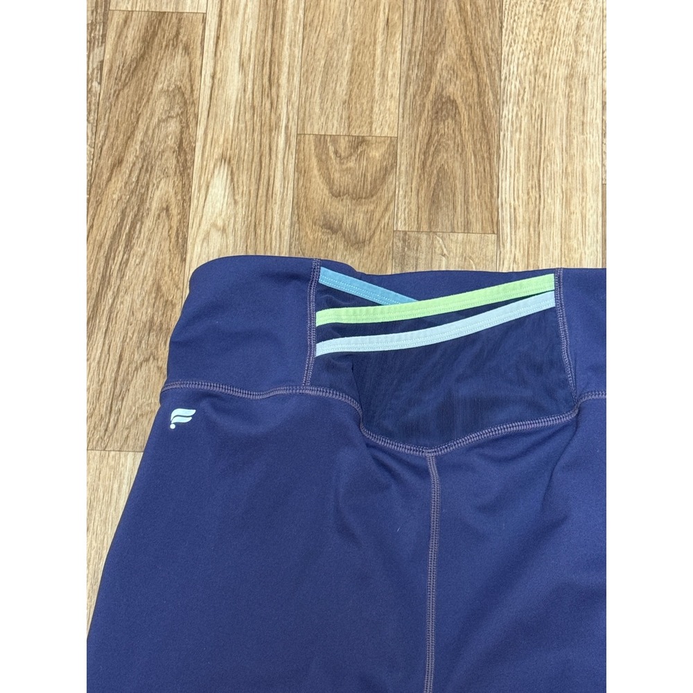 Fabletics Motion365 High Waisted Leggings Purple Mesh Back Pocket Medium - Picture 10 of 10